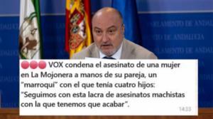 Vox ya sí habla de "crimen machista" cuando el agresor es de origen marroquí