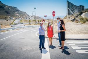 Las Colinas norte estrenan conexión con el semienlace de la A7 de Aguadulce