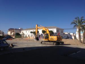 Arrancan la modernización de la Avenida de la Estación de Huércal-Overa