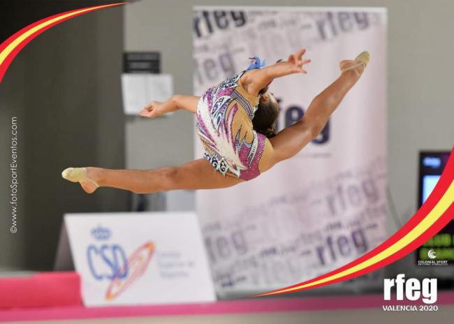 Inés Castelló, décimo sexta de España en el Campeonato Nacional de Gimnasia Rítmica