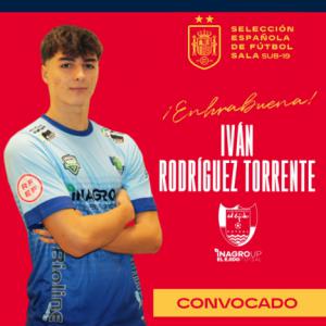 Iván Rodríguez, convocado con la selección española Sub-19