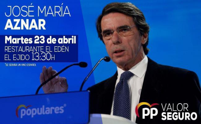 Mitin de Aznar en El Ejido para recuperar el voto fugado