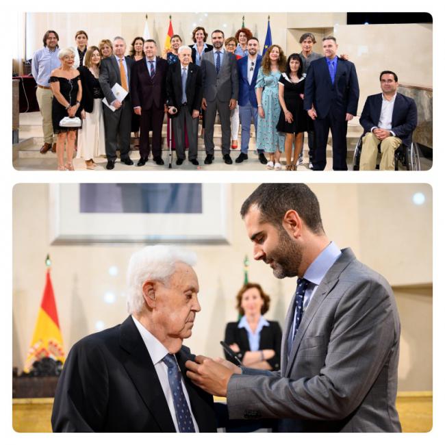 El empresario José Requena recibe el escudo de oro de la ciudad