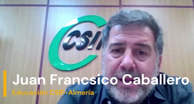 Caballero (CSIF): “Mantenemos las quejas de principio de curso escolar”