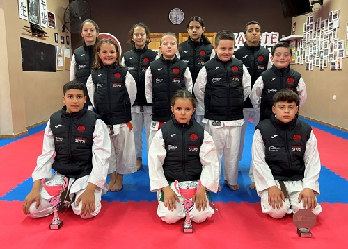 Los alumnos de Escuela de Karate Sempai vuelven al pódium en el Campeonato de Andalucía
 