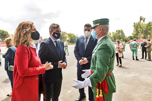 La Diputación de Almería participa en la toma de posesión del General Jefe de la Legión