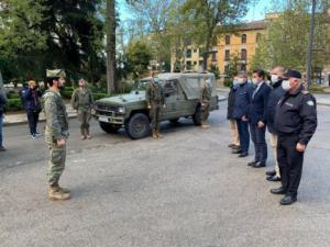 Los legionarios de Viator prestan servicio en Granada por el #COVID19