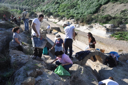 Jornada participativa para la recuperación de la Fuente de Los Caños de Sorbas