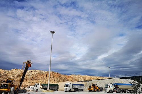 Habrá dos estaciones lava-ruedas de camiones en el Puerto de Almería