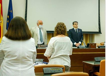 Matarí inicia la Comisión de Tráfico con un minuto de silencio por las víctimas del #COVID19