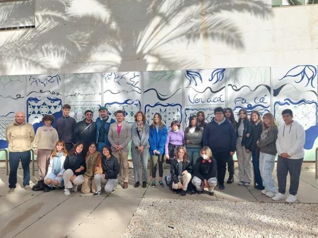 La herencia cultural almeriense se muestra en un mural colectivo