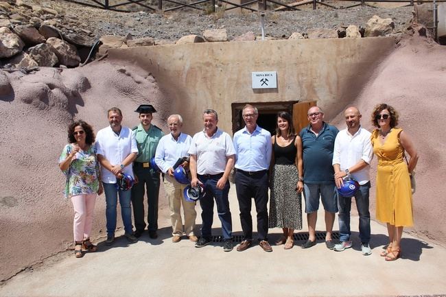 El Ministro de Cultura José Guirao visita la Geoda de Pulpí