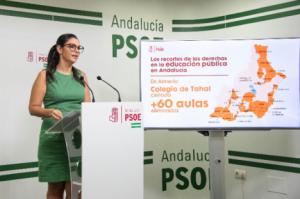 El PSOE avisa que la Junta quiere cerrar 60 escuelas rurales en Almería