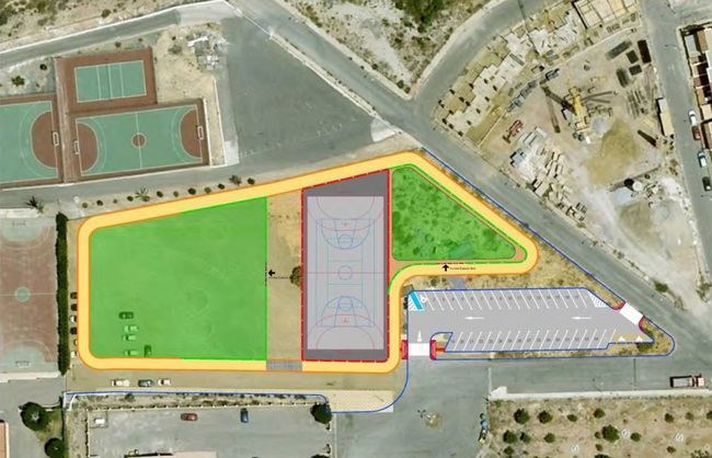 Diputación invierte 370.000 euros en un nuevo espacio lúdico-deportivo en Huércal de Almería