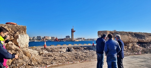 Comienzan las obras para comunicar el Camino del Faro con La Piscina del Puerto de Almería