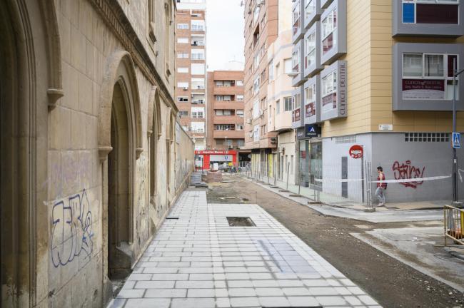 Las obras de la calle San Leonardo estarán terminadas a finales de octubre