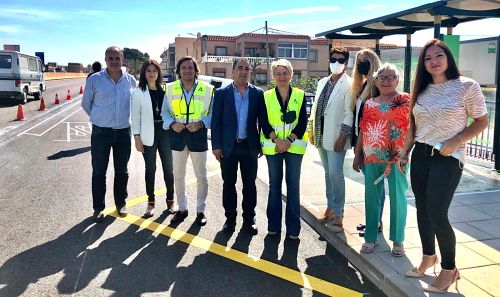 El Consorcio de Transportes acondiciona la parada de San Nicolás Sur en La Mojonera