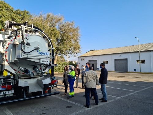 Nuevo camión en el Servicio Municipal de Aguas de Almería