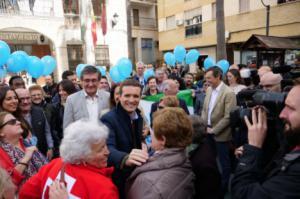 Pablo Casado habla en Adra de Borrell y Gibraltar