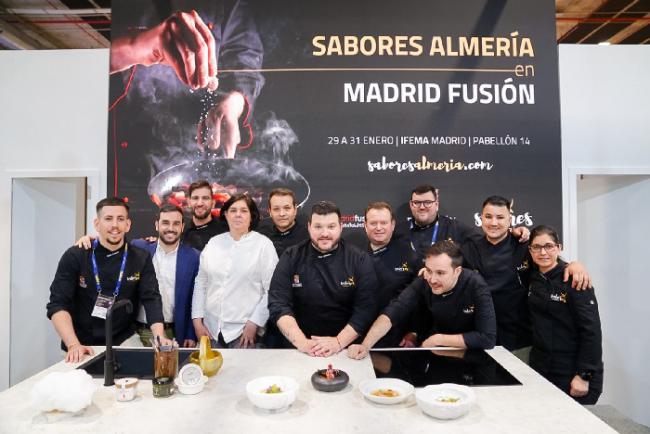 Chefs almerienses y los productos de ‘Sabores Almería deslumbran en ‘Madrid Fusión’