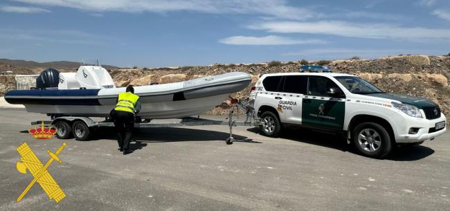 Primera incautación de una narcolancha en Almería