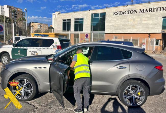 Detenido en el puerto de Almería un hombre con un vehículo de 150.000 euros robado en Italia