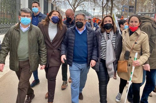 El PP almeriense se suma en Madrid a la manifestación por el mundo rural