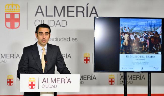 La Rambla de Almería se convierte en una sala más del Museo del Prado