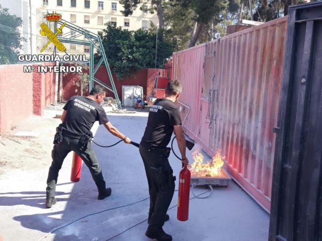 Jornada de Formación en Prevención y Extinción de Incendios con Guardia Civil y Bomberos