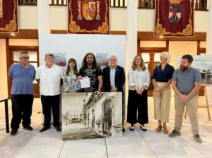 Carlos Montero, ganador del Certamen de Pintura Rápida en Roquetas