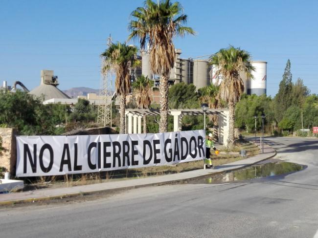 Pleno en el Bajo Andarax en apoyo de los trabajadores de CEMEX