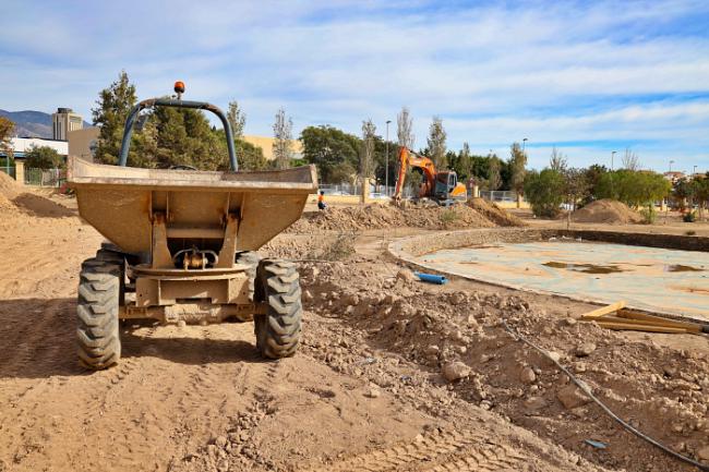 Avanza la construcción del Gran Parque de las Familias de El Ejido