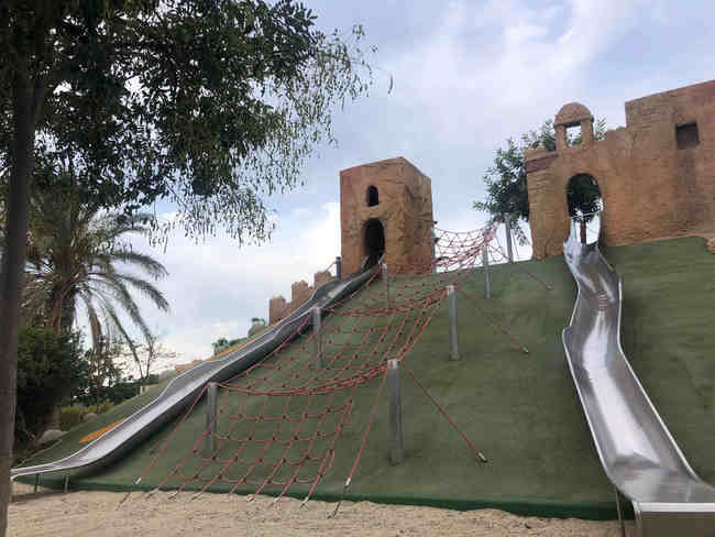 El Parque de las Familias recupera 'su Alcazaba'