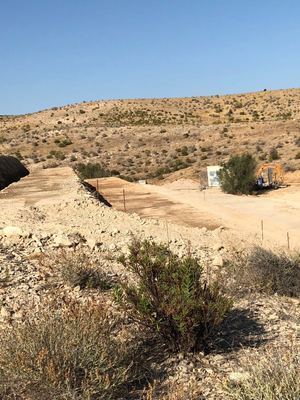 Diputación encara la recta final del Campo Solar que abastecerá de energía el Sondeo de Sorbas