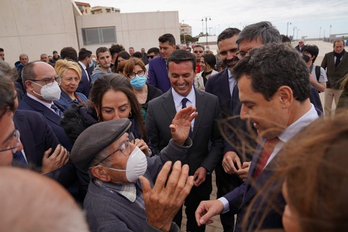 El presidente de la Diputación de Almería asiste a la inauguración del Puerto de Adra