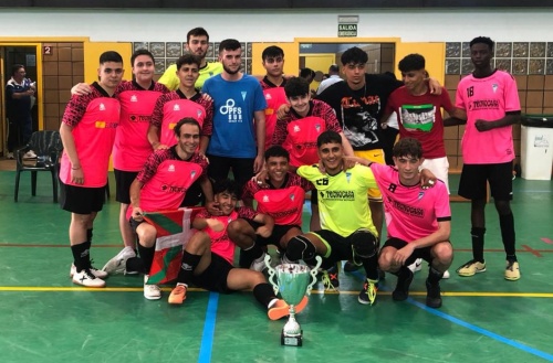 El Poli Ejido juvenil de fútbol sala completa su triplete al ganar la Copa Federación