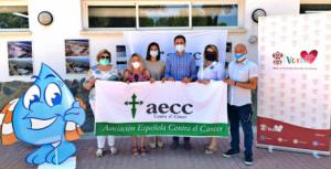 AquaVera, Ayuntamiento y AECC de Almería y Murcia organizan “Mójate contra el cáncer”