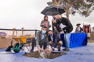 Diputación y Ayuntamiento colocan la primera piedra del futuro Ecomuseo de la Vega de Almería