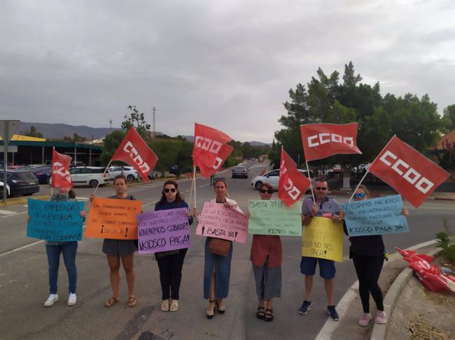 Huelga en la escuela infantil de La Legión por el impago de nóminas
 