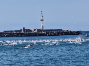 Sergio Fernández y Rocío Muñoz, ganadores del XVII Triatlón Ciudad de Almería-Jairo Ruiz