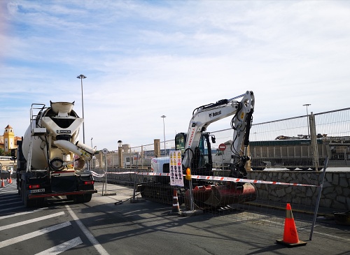 Obras de ampliación de los accesos al Puerto de Almería por Pescadería