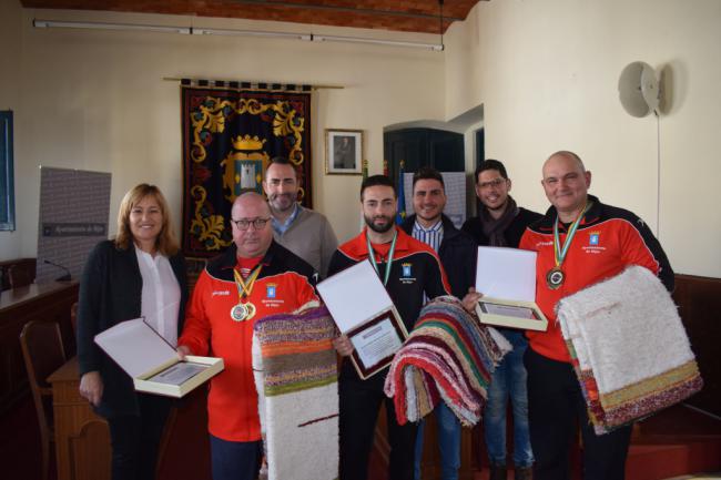 El Ayuntamiento de Níjar reconoce los éxitos deportivos de Vicente Encinas, Alejandro Durán y Vadym Dubrava