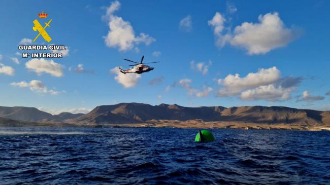 Guardia Civil y Salvamento Marítimo recupera al pescador fallecido en Las Negras