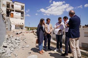 Diputación ayuda a reparar los daños por las fuertes lluvias en Sorbas