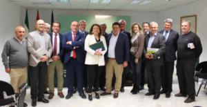 Crespo se reúne con el presidente de Cooperativas Agro-alimentarias de Andalucía