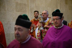 La alcaldesa asiste a la misa en honor a San Indalecio