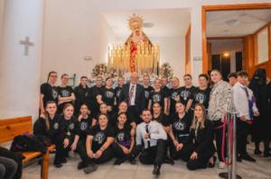 Celebración de Jueves Santo en Vícar se lleva a cabo en el interior de la iglesia