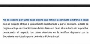 Absuelta la alcaldesa de Turre tras negar la instalación de un puesto de feria