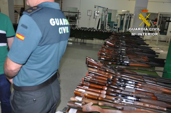 Subasta de armas en la Comandancia de la Guardia Civil de Almería