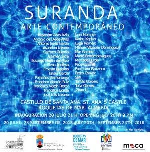 El Castillo de Santa Ana en Roquetas acoge la exposición de Arte Contemporáneo SURANDA